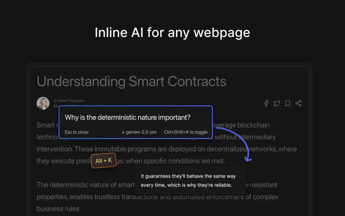 InPage AI screenshot 1