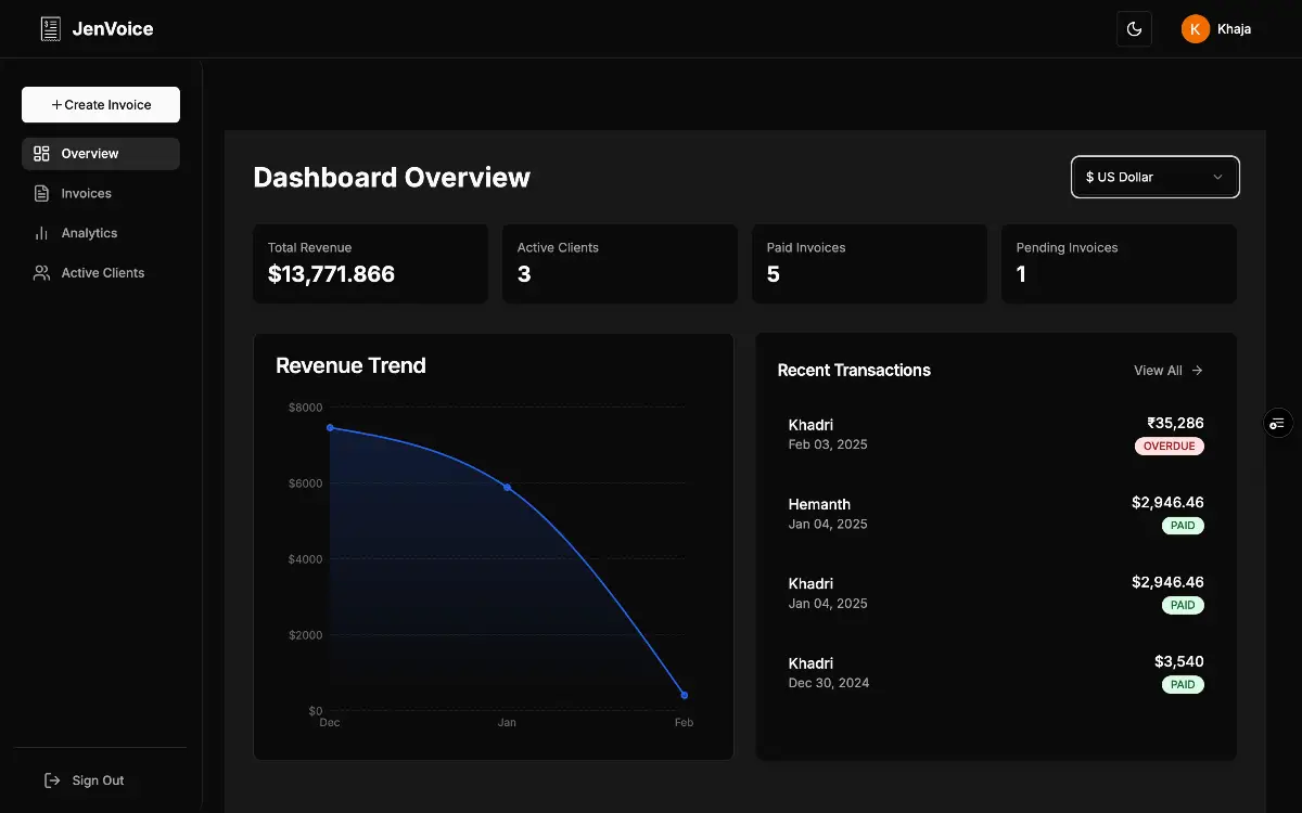Jenvoice screenshot 3