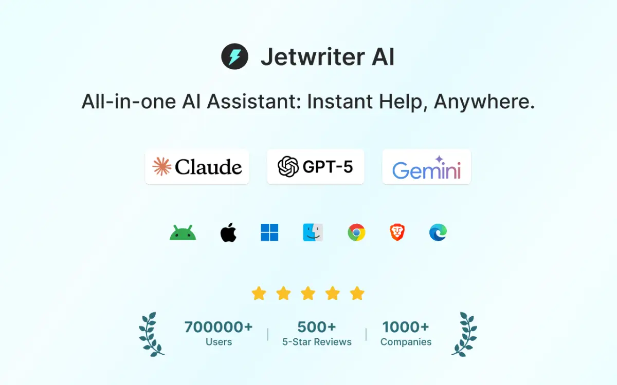 Jetwriter AI screenshot 1