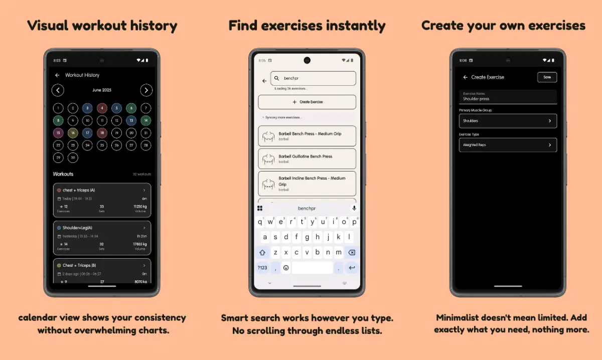 JustLog screenshot 3