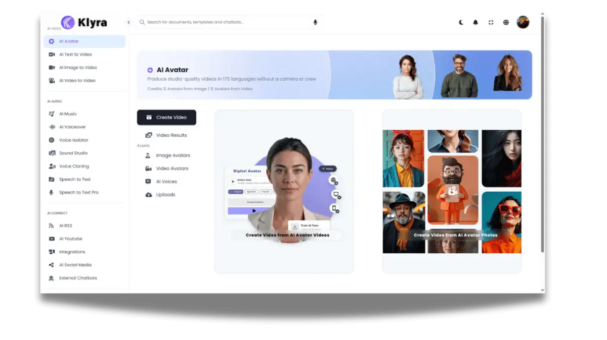 Klyra AI screenshot 2