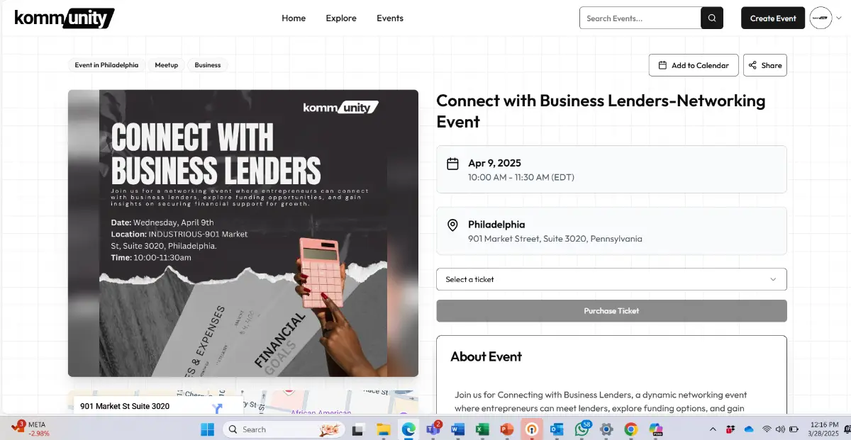 Kommunity: Events Marketplace screenshot 3