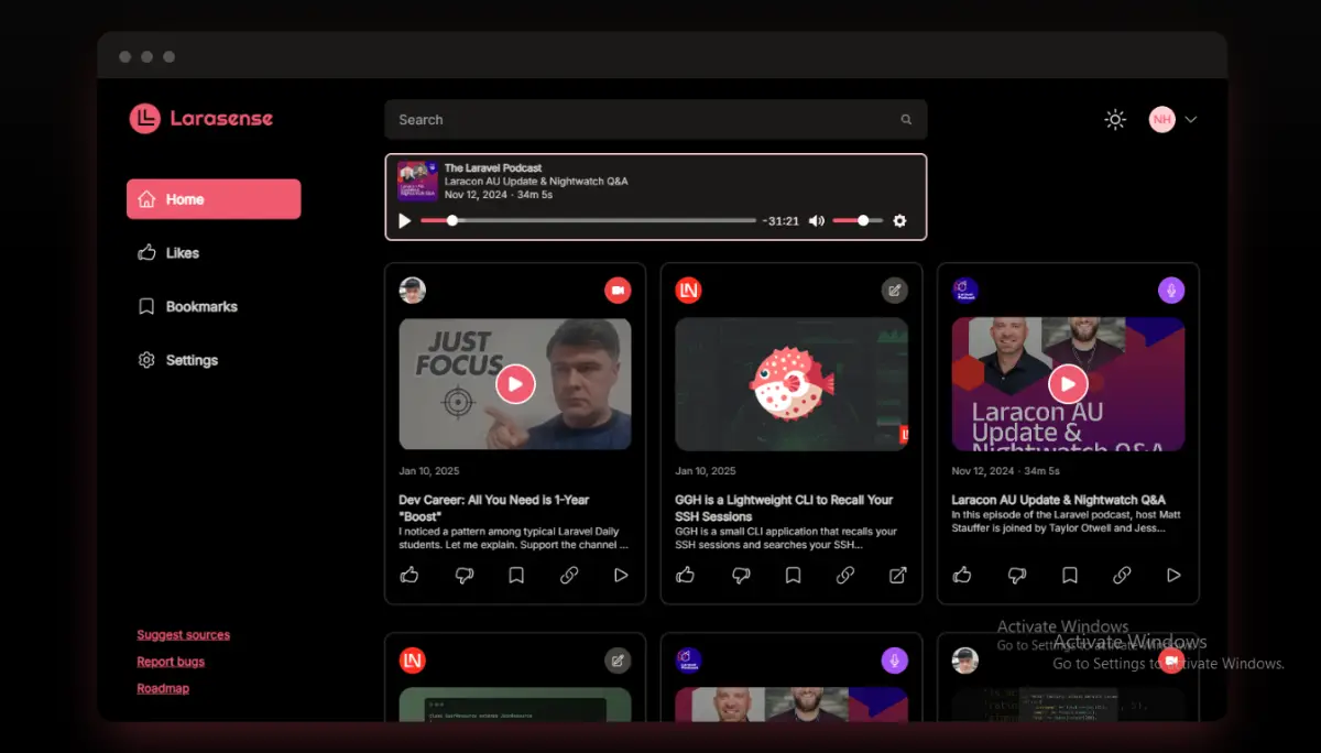 Larasense screenshot 1