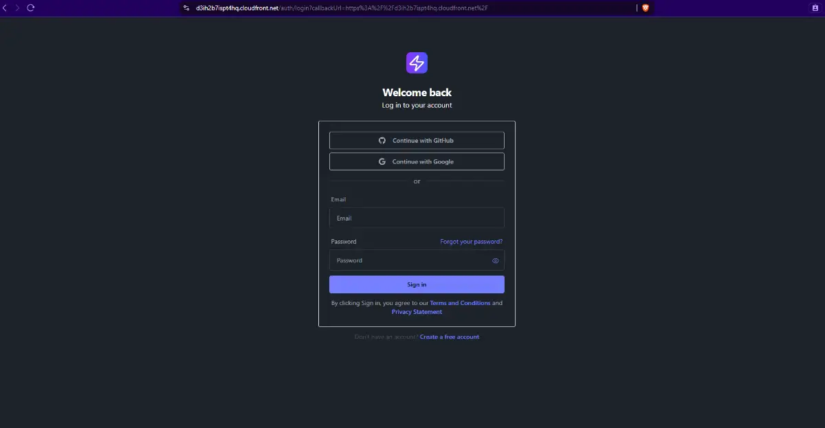 LaunchKit AWS screenshot 2