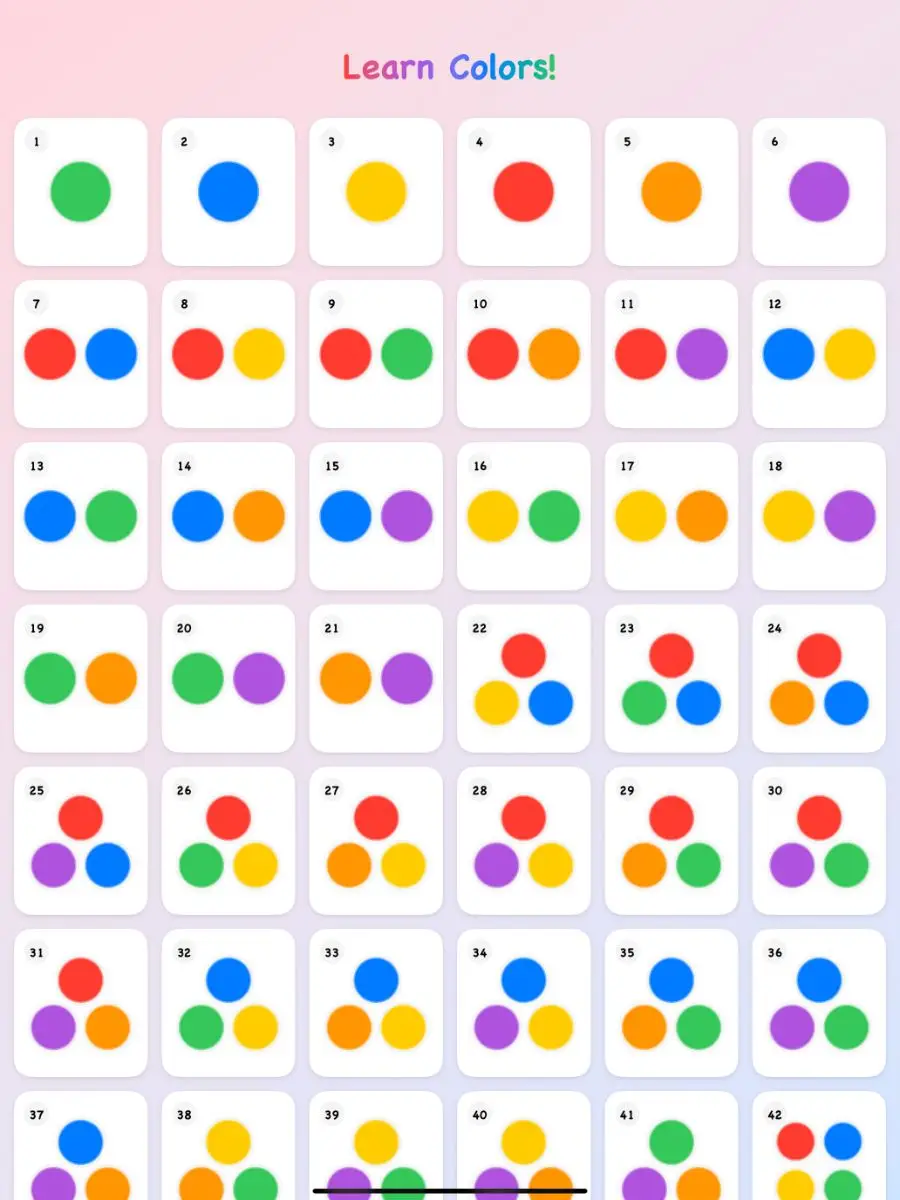 Learn Colors in 30 Languages screenshot 2