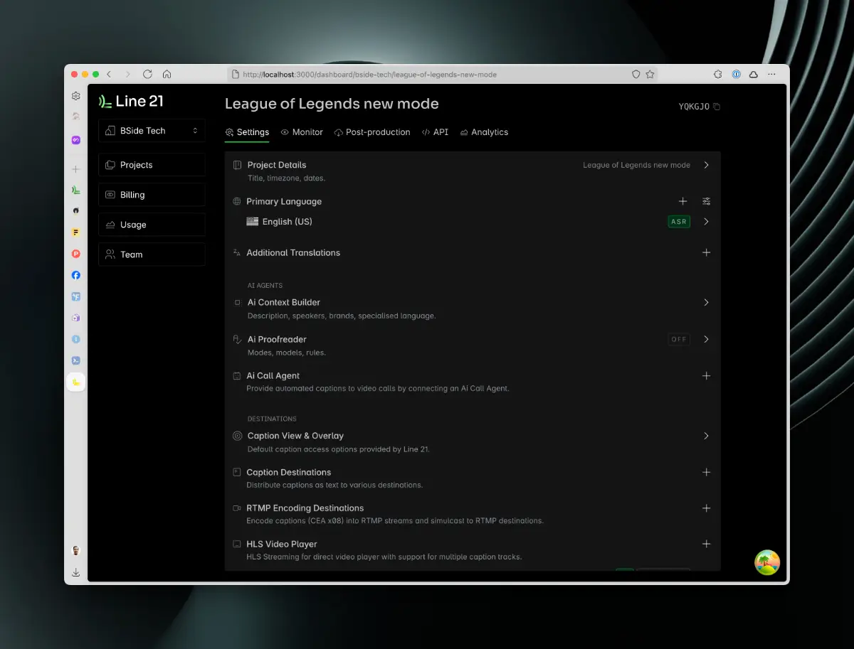 Line 21 screenshot 1