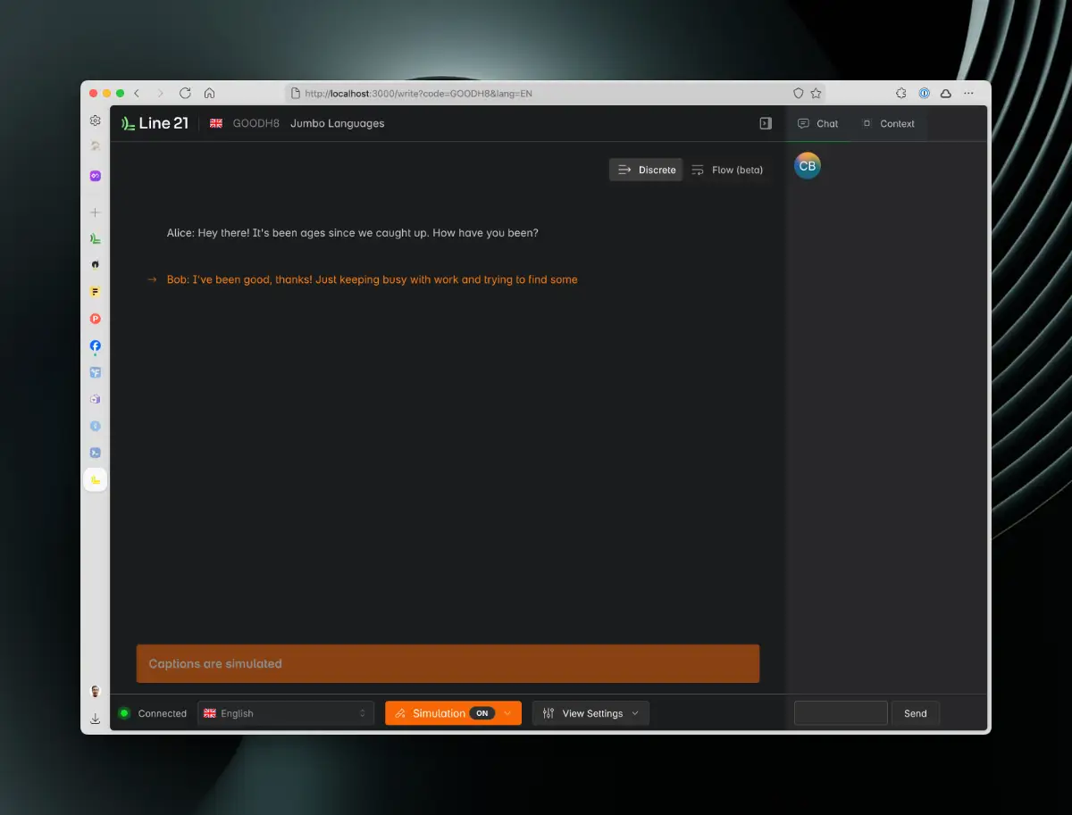 Line 21 screenshot 3