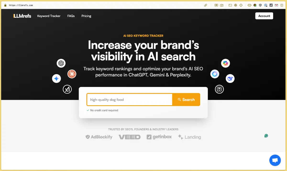 LLMrefs screenshot 2