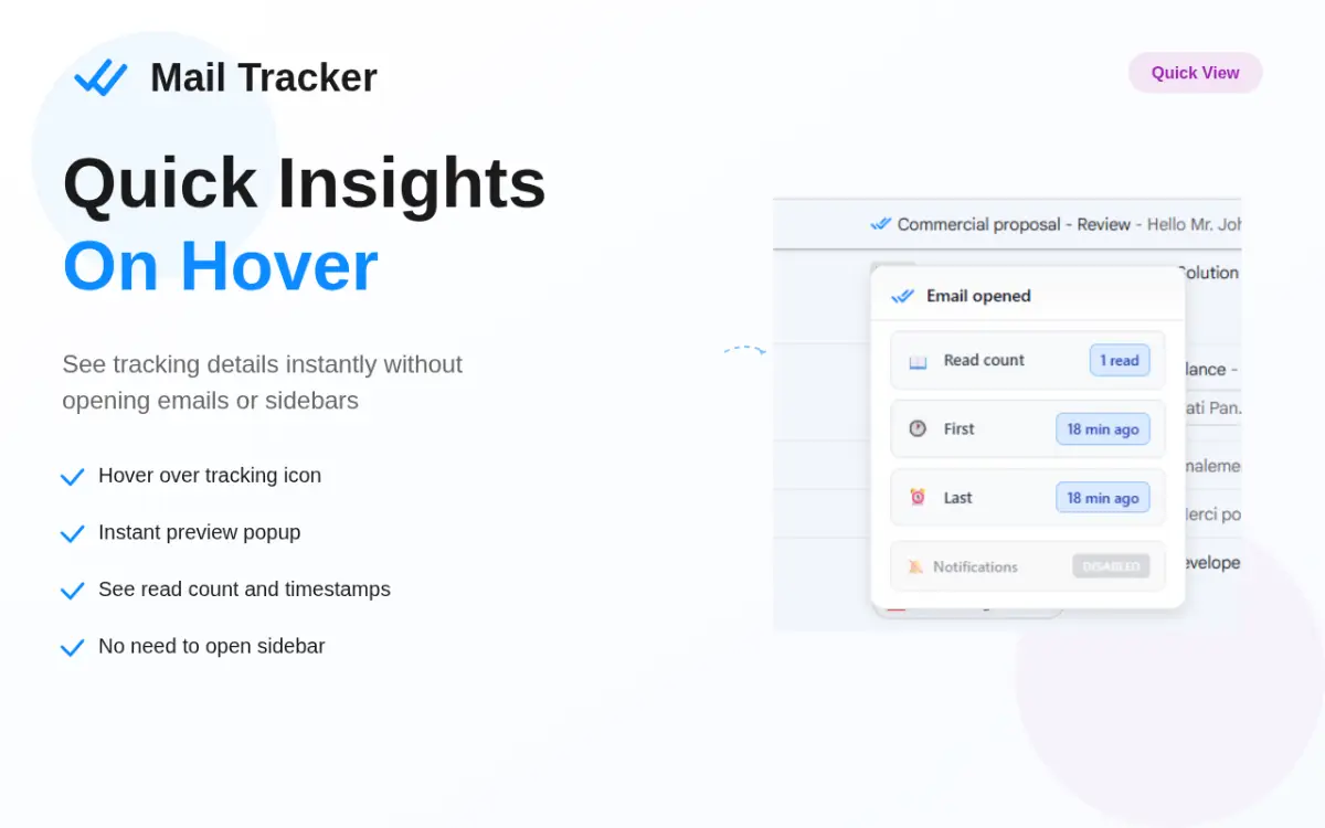 Mail-tracker screenshot 3