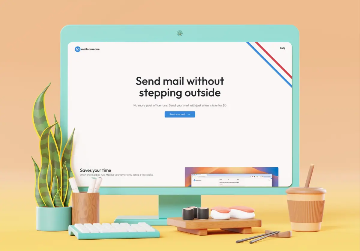 mailsomeone screenshot 1