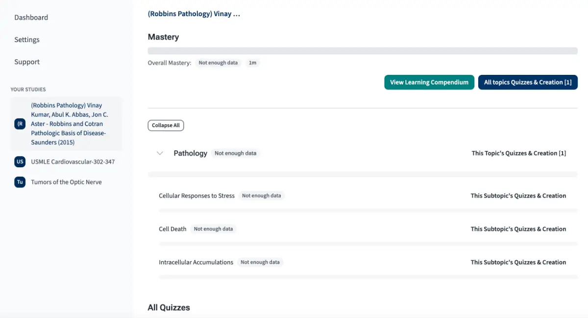 MedQuizAI screenshot 1