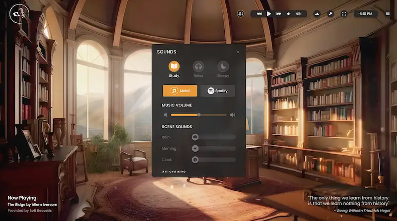 Melofi screenshot 2