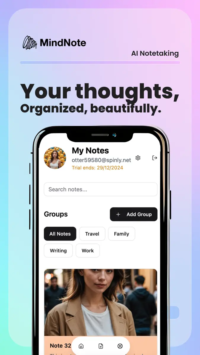 MindNote screenshot 1