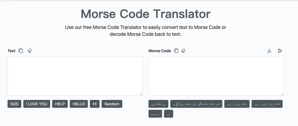 Morse Code Translator screenshot 3