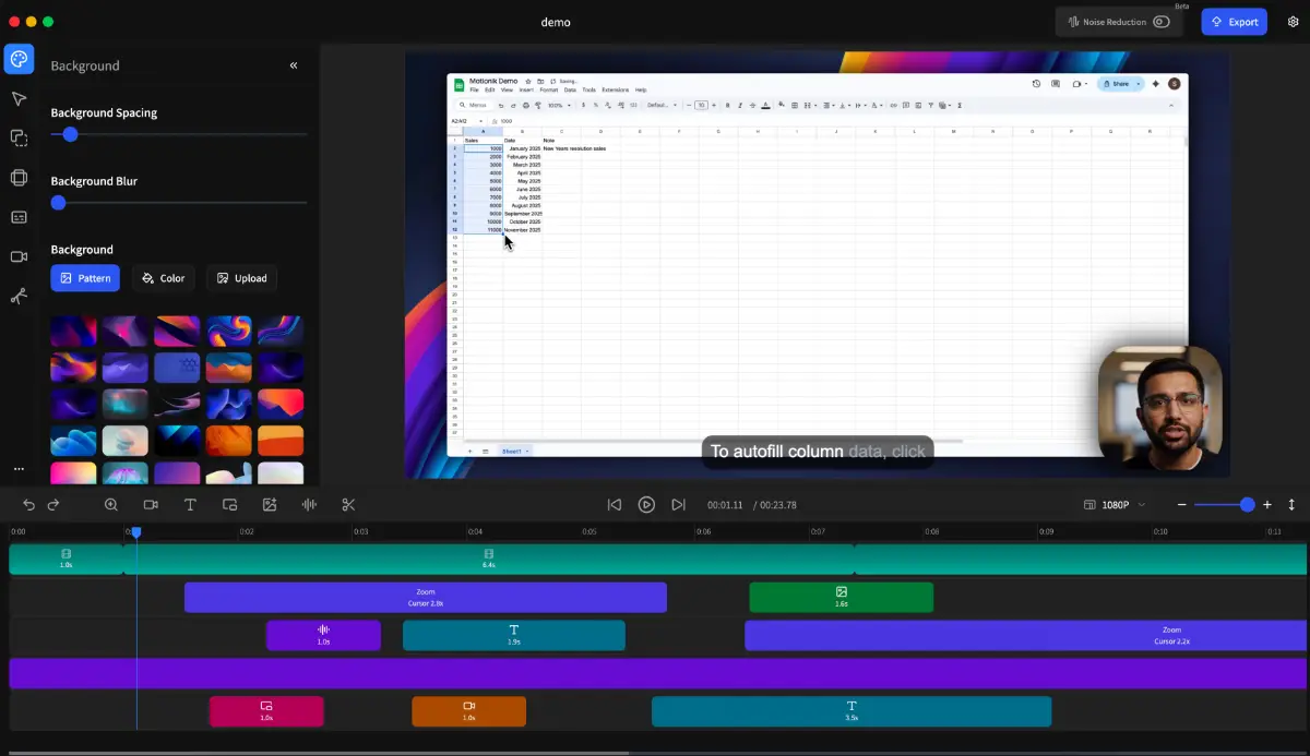 Motionik screenshot 2