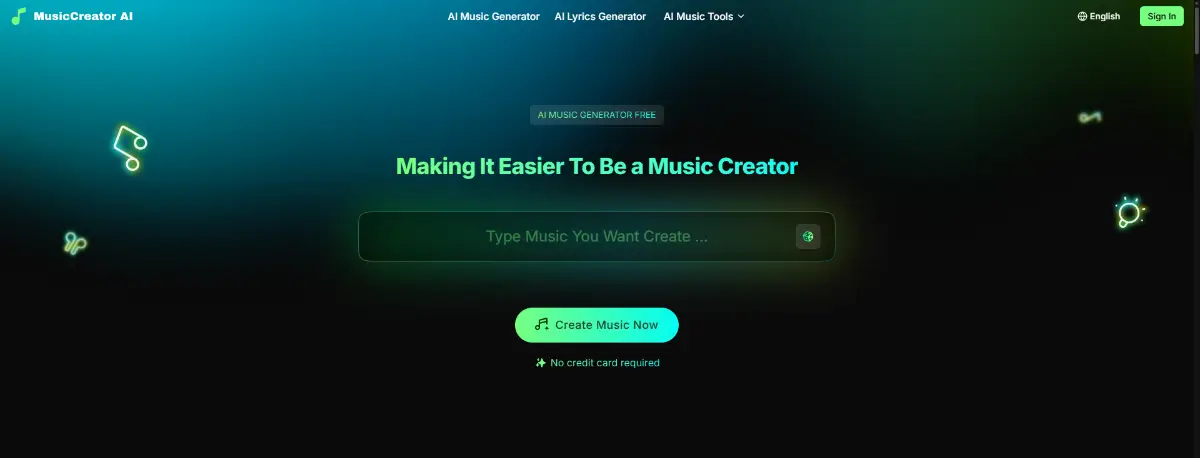 MusicCreator AI product image