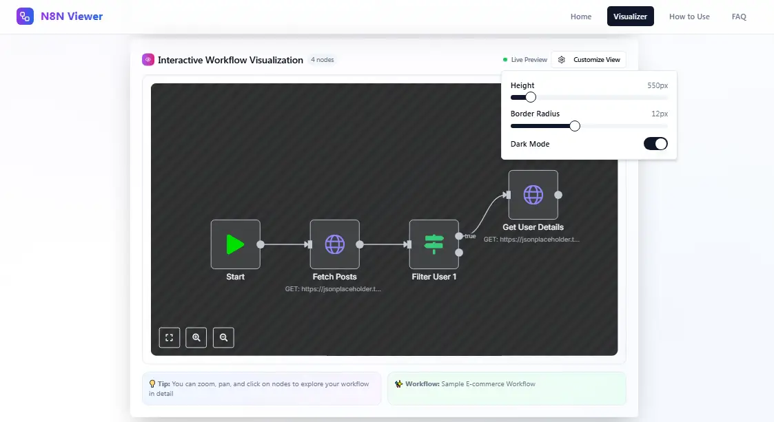 N8n Viewer screenshot 2