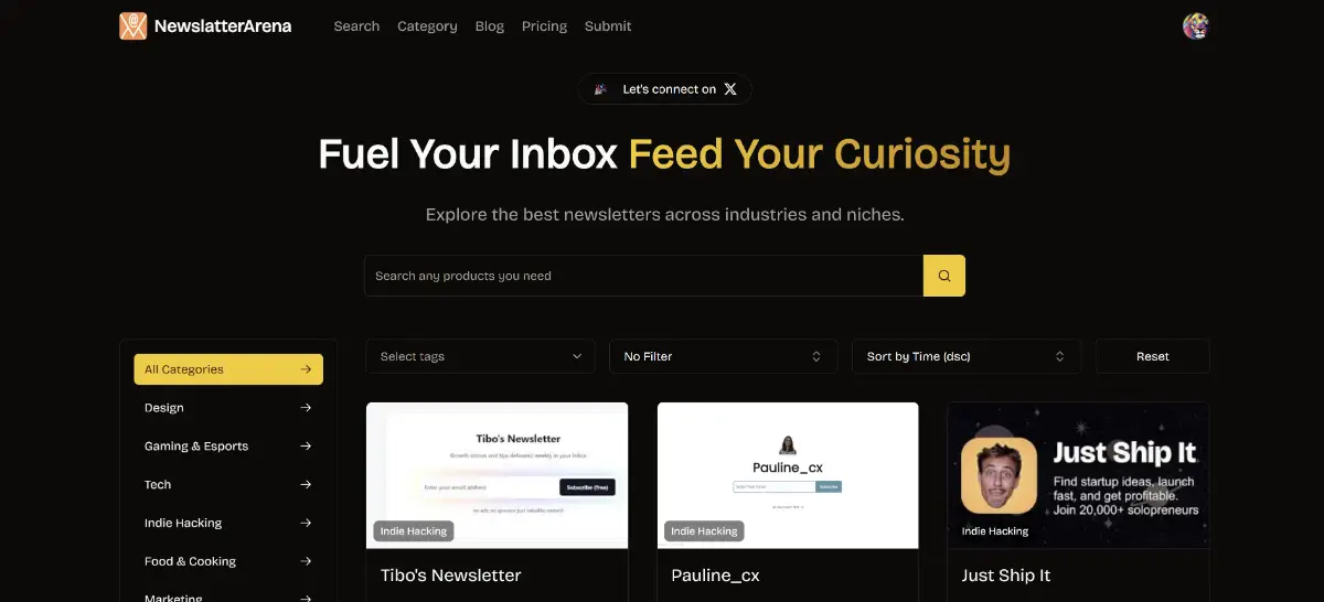 NewsletterArena screenshot 1