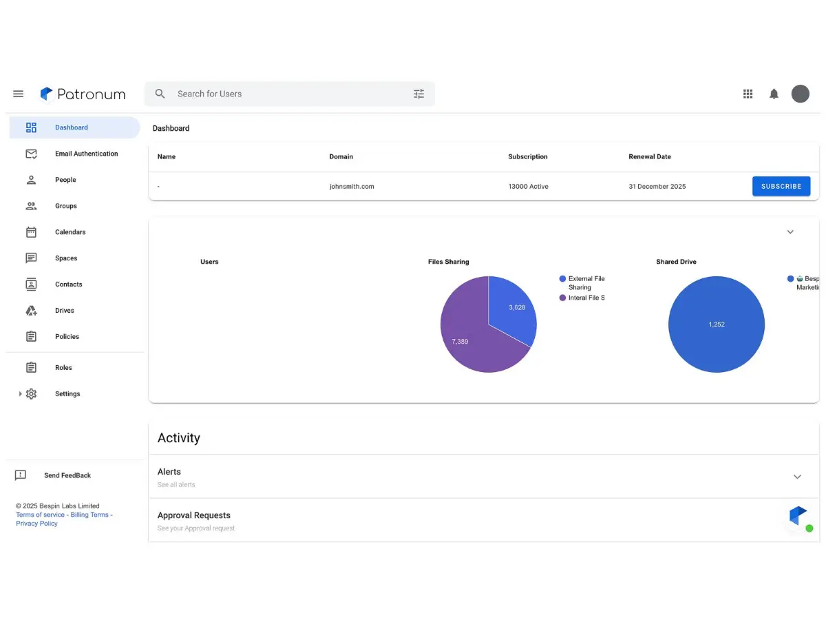 Patronum - Your Google Workspace Manager screenshot 2