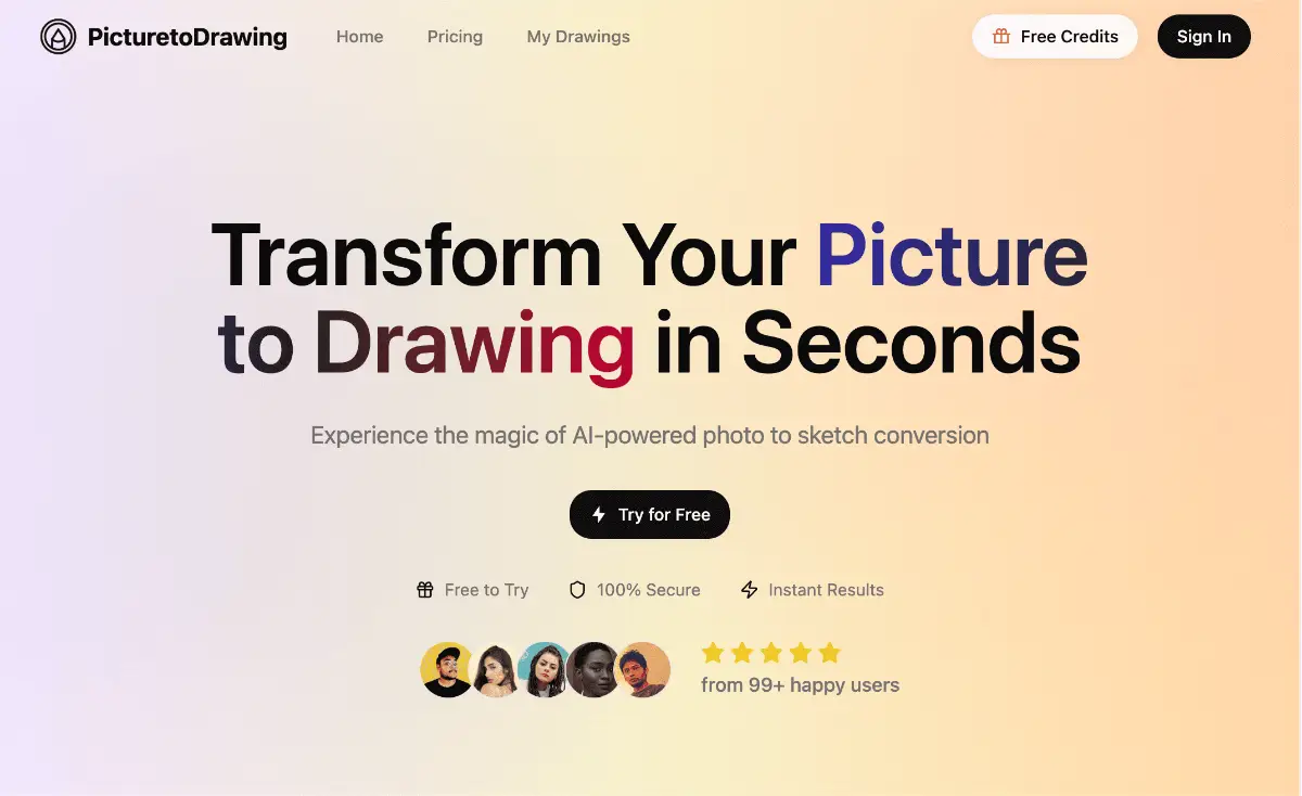 Picture to Drawing product image