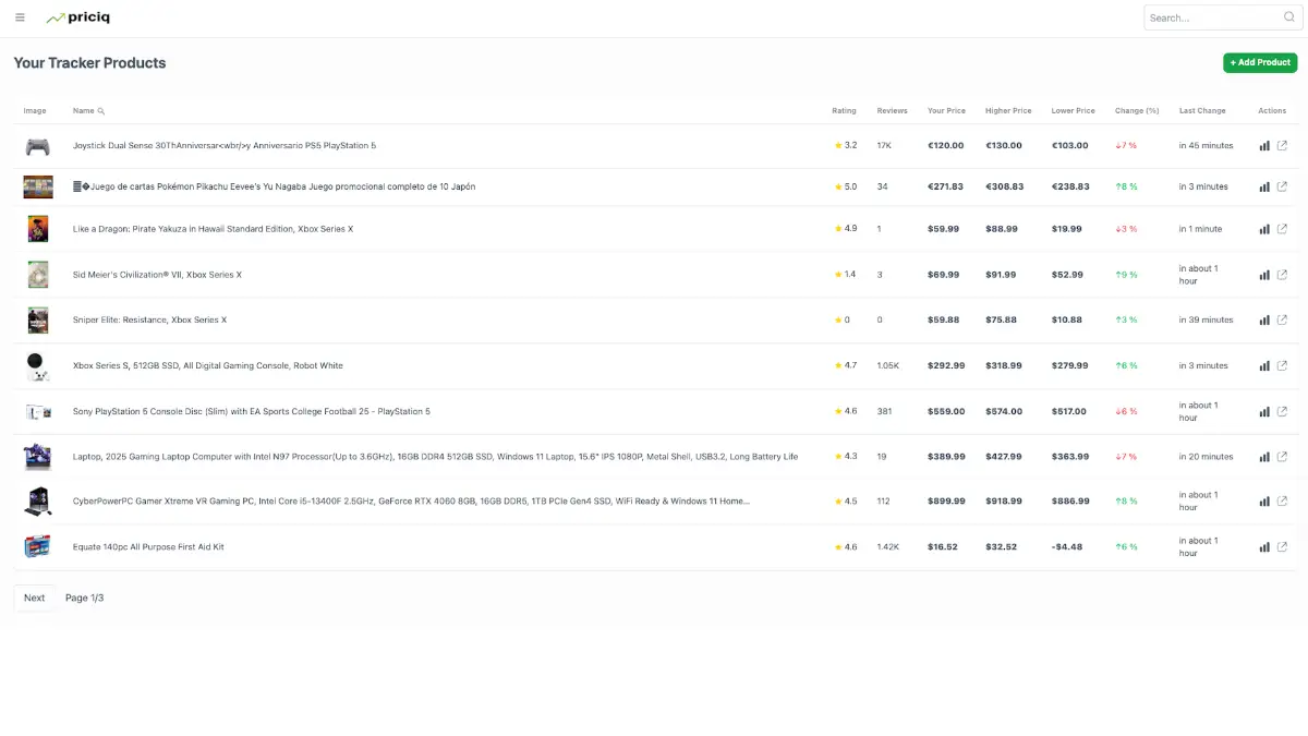 Priciq screenshot 4