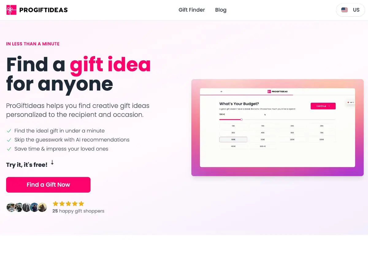 ProGiftIdeas screenshot 1