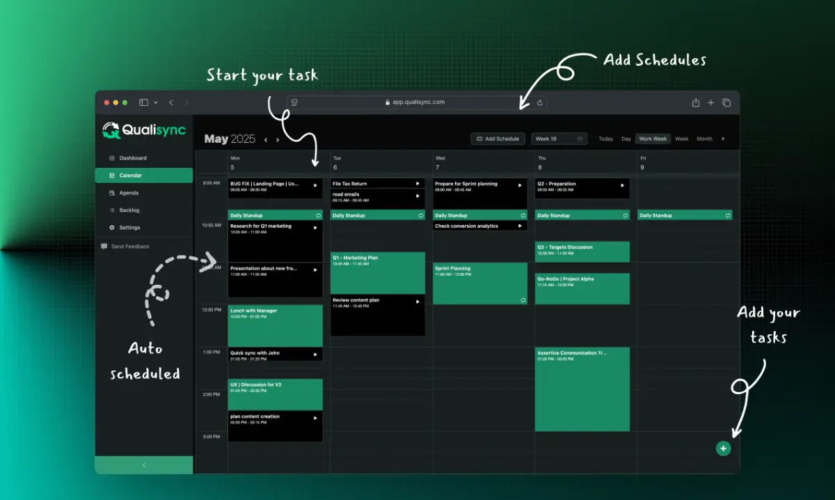 qualisync screenshot 2