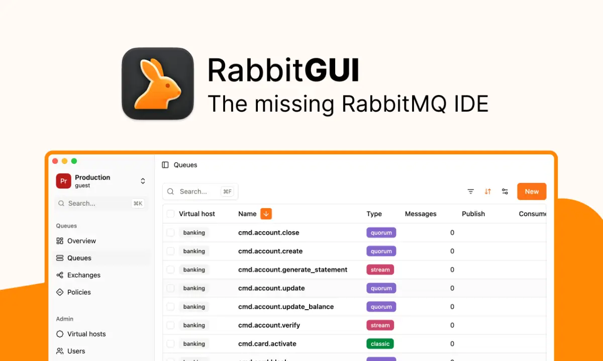 RabbitGUI screenshot 1