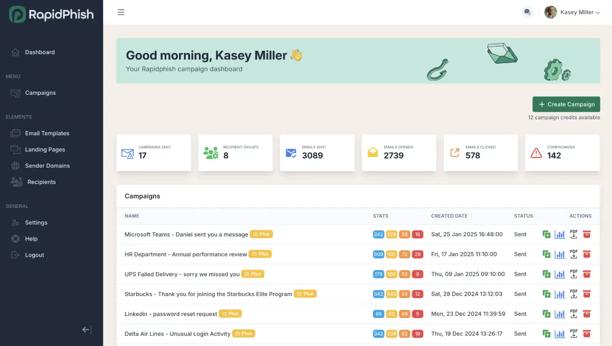 RapidPhish screenshot 1
