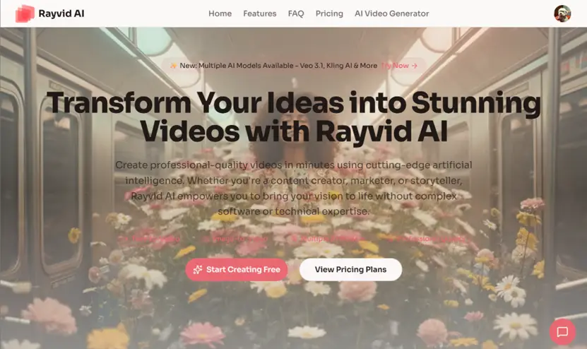 Rayvid AI screenshot 1