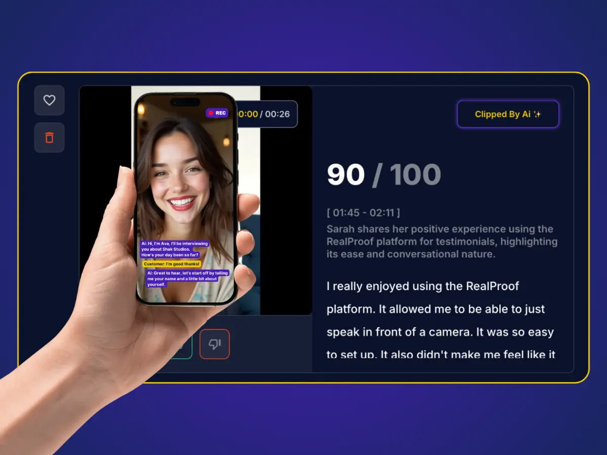 ReelProof screenshot 2
