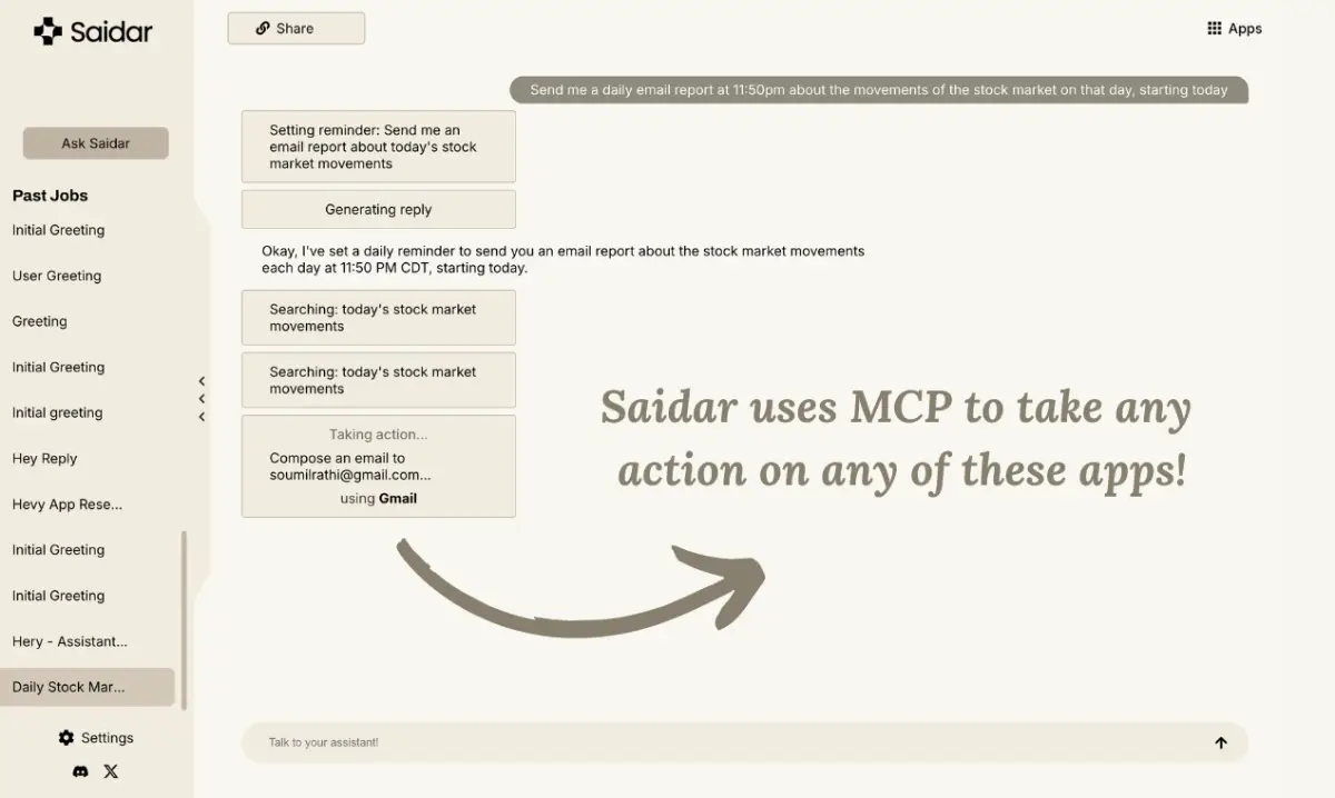 Saidar screenshot 4