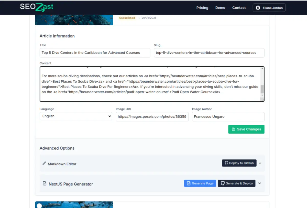 SeoZast screenshot 4