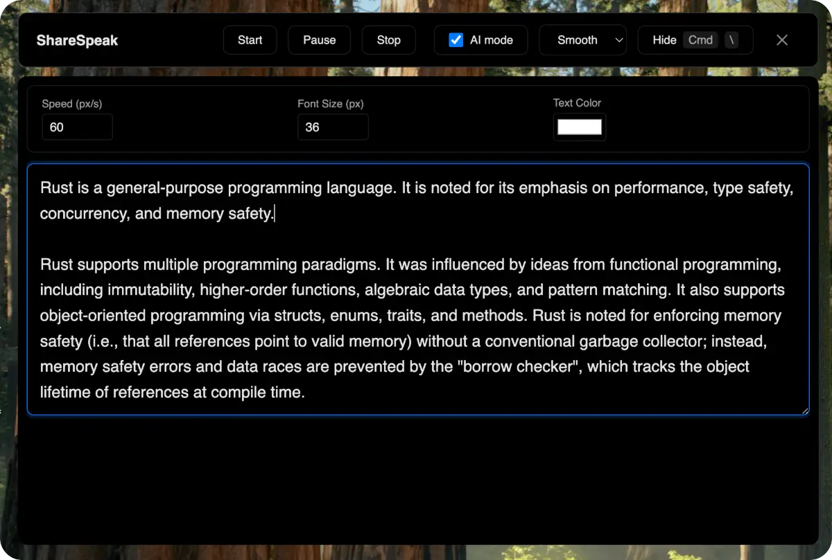ShareSpeak screenshot 2