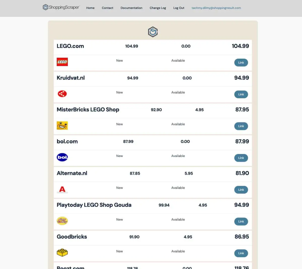 ShoppingScraper screenshot 3