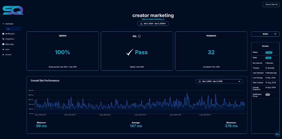 Site Qwality screenshot 1
