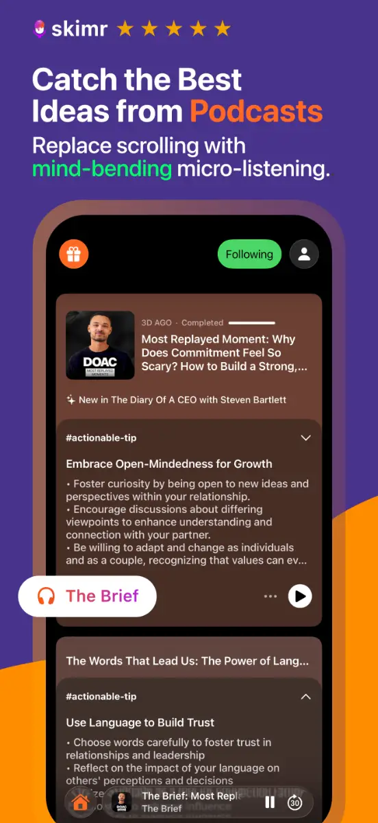 Skimr screenshot 1
