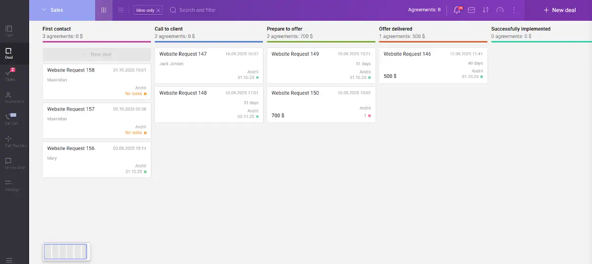 SmartCRM by Binotel image number 21