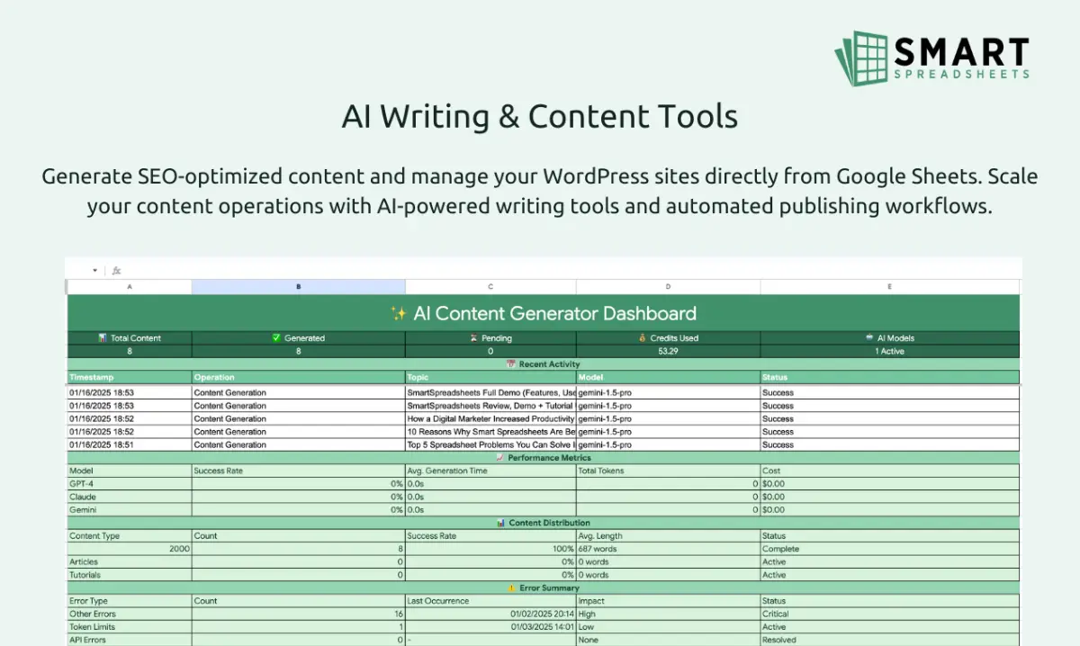 Smartspreadsheets screenshot 3
