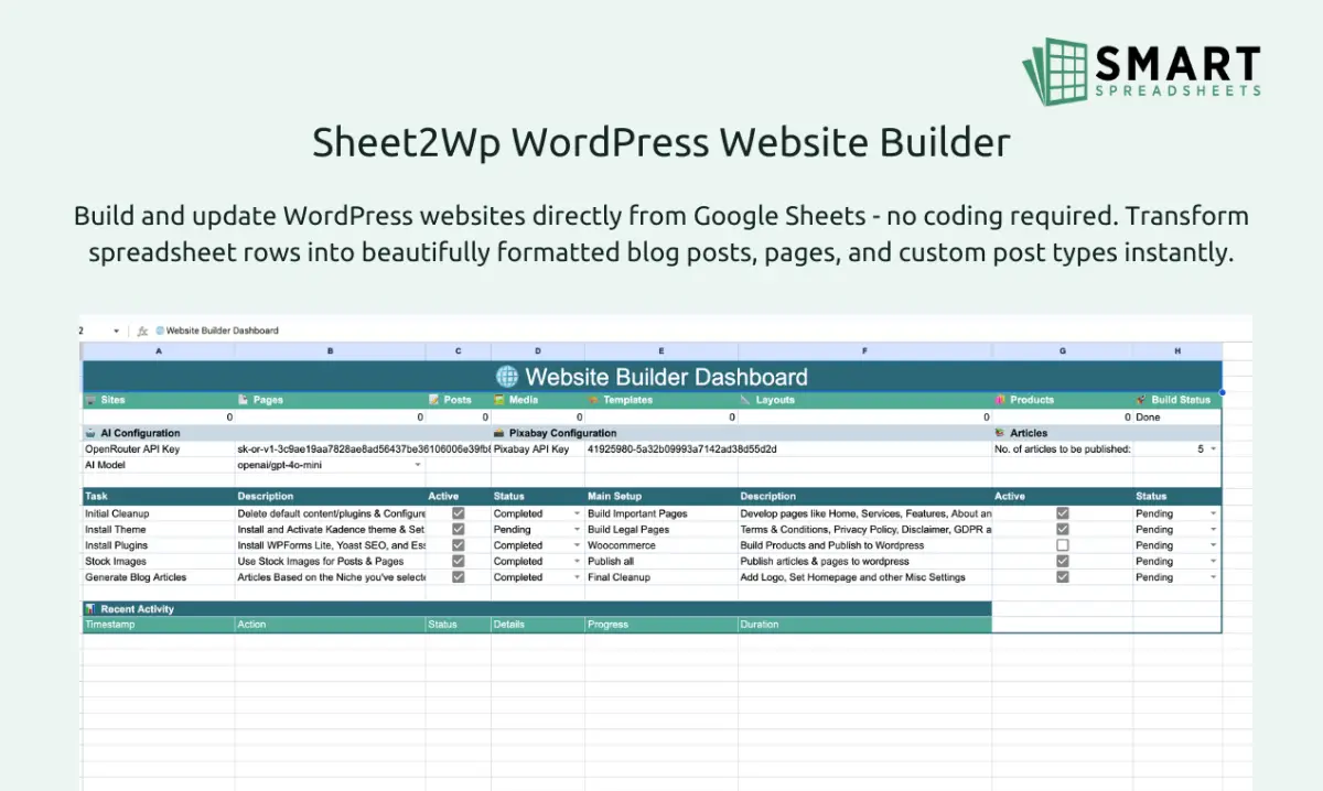 Smartspreadsheets screenshot 1