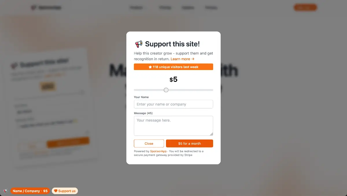 SponsorApp screenshot 2