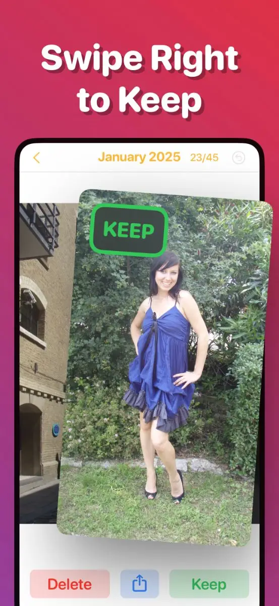 Swipe2delete screenshot 1