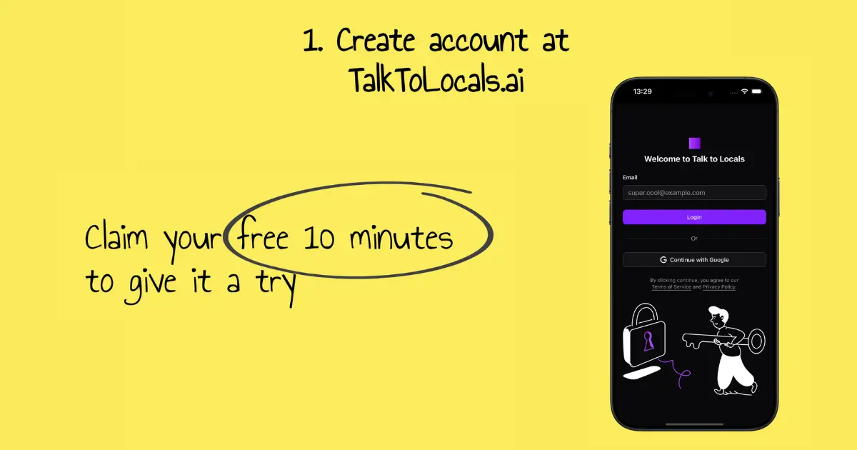 Talk To Locals screenshot 2