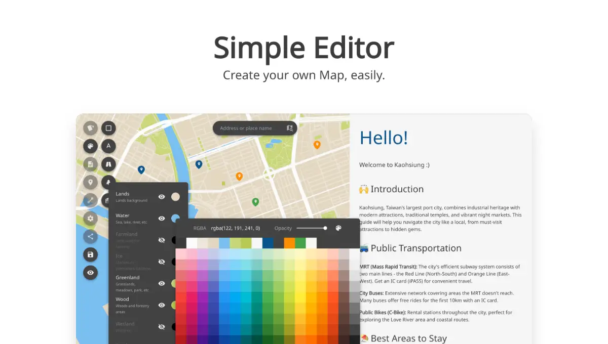 Tasmap screenshot 2