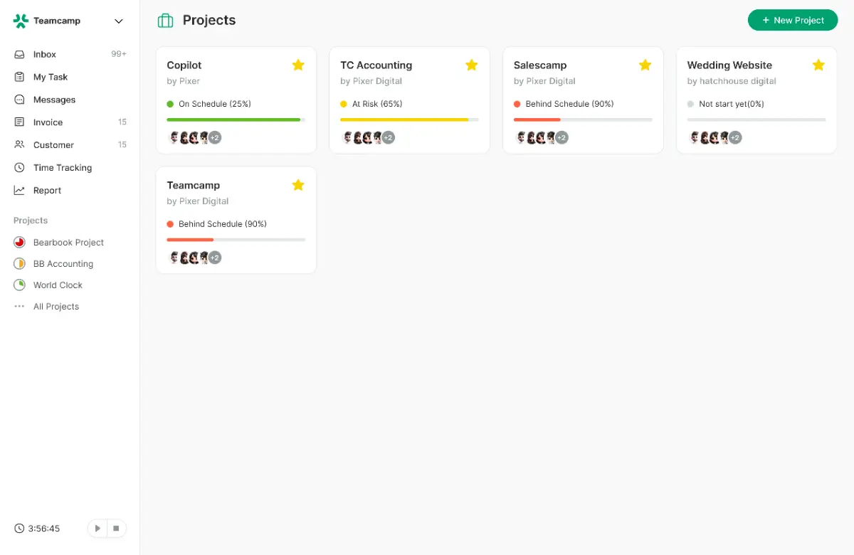 Teamcamp screenshot 3