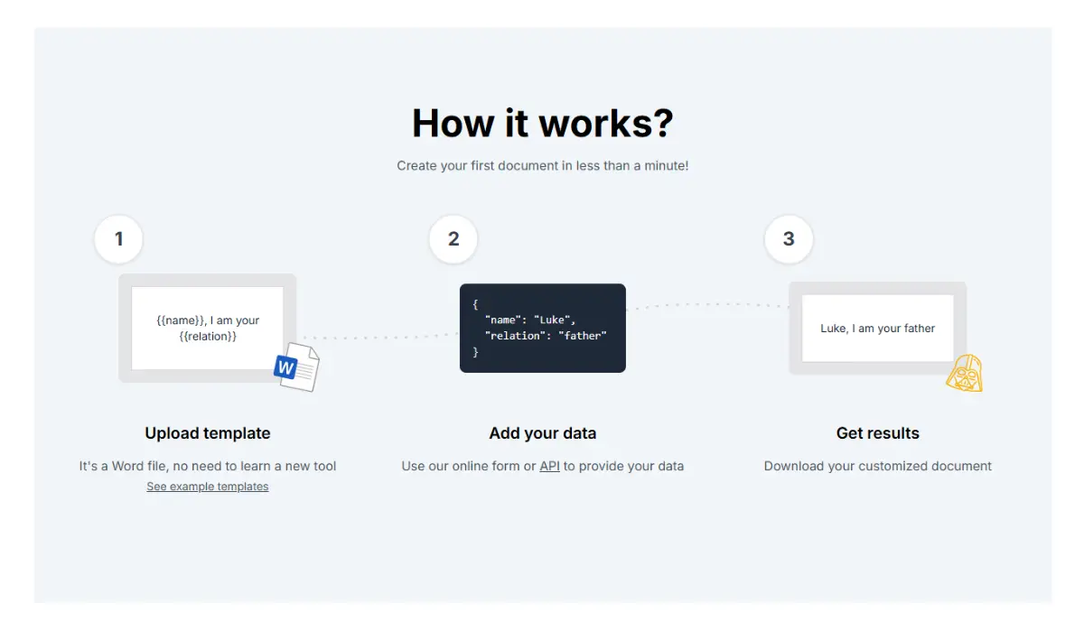 TemplateDocs screenshot 2