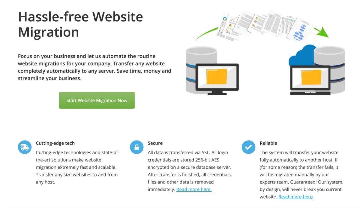 Transfer.Website screenshot 1
