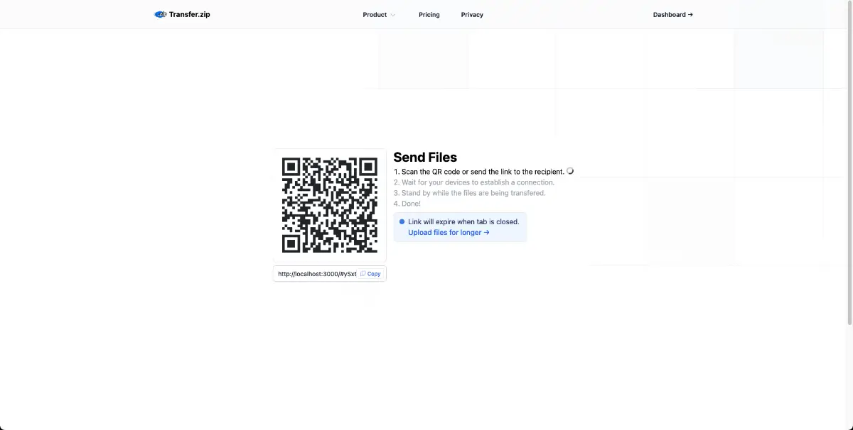 Transfer.zip screenshot 3
