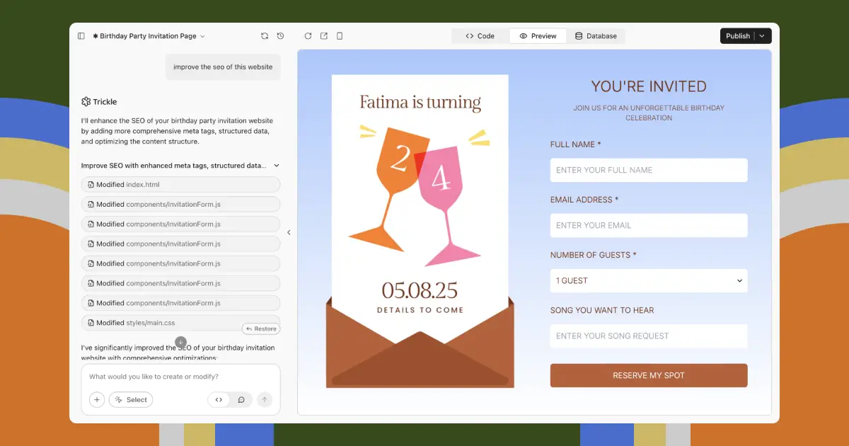 Trickle screenshot 3