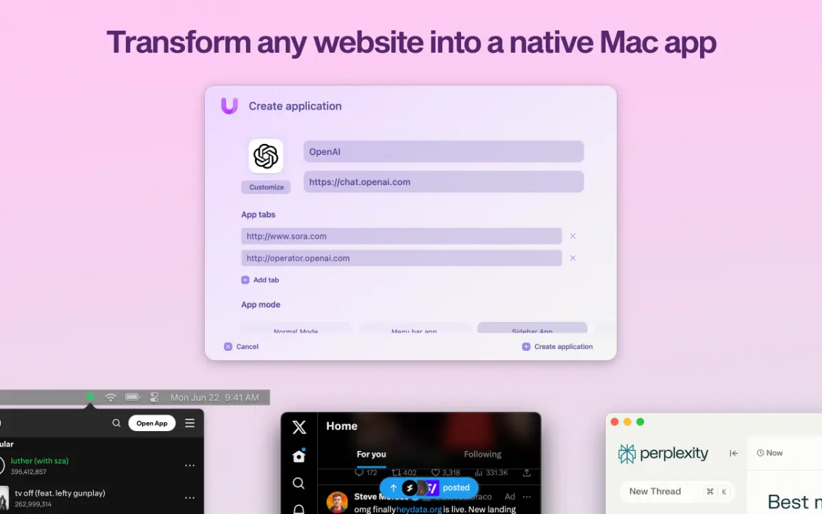 Unite for macOS screenshot 1